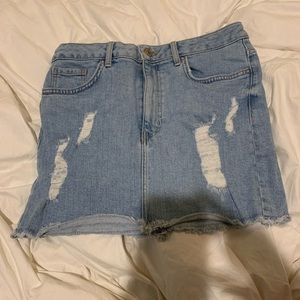 Denim skirt